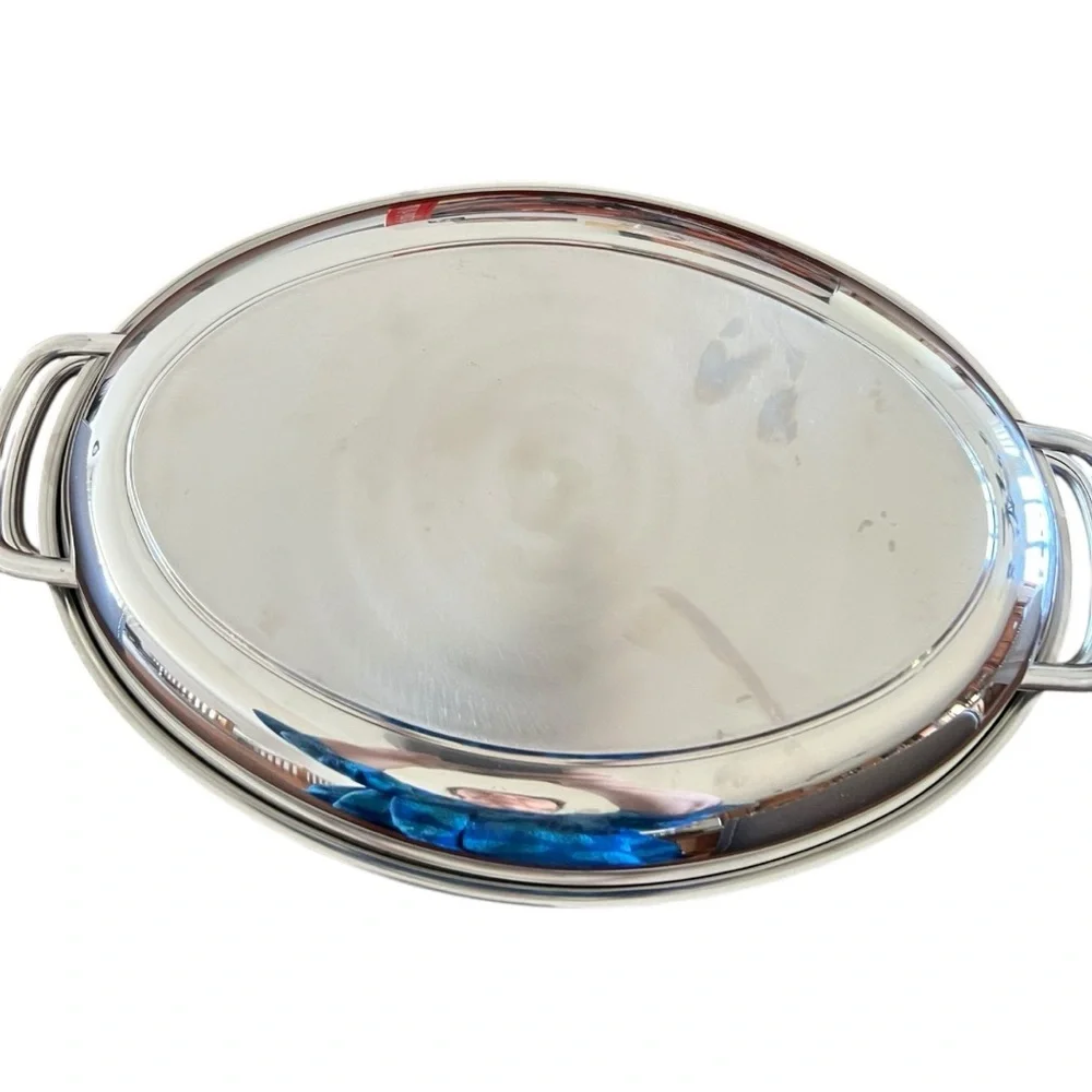 Metro Oval stainless steel Roaster with Induction Lid & Rack